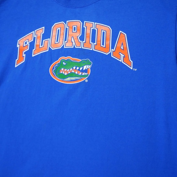 Vtg Steve & Barry's Florida Gators UF Long Sleeve Shirt Mens Large Blue Pullover - Picture 4 of 12